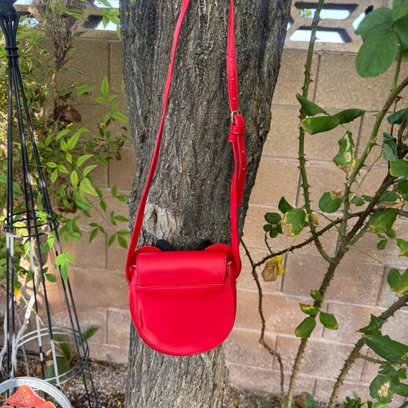 Disney Store Red Minnie Mouse Cute Children’s Girl Mini Crossbody Purse Bag - Picture 7 of 7